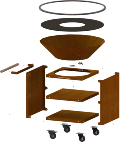 Modèle brasero B.B.O 98 pro