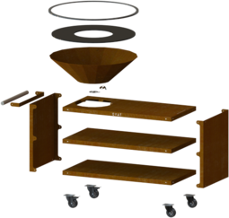 Modèle brasero Pontaillac 88