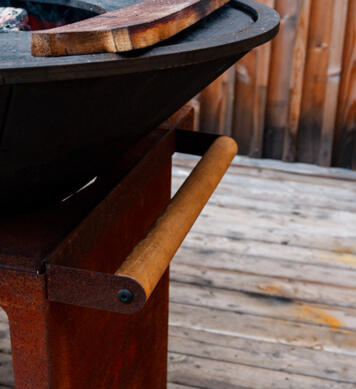 Poignée noire sur BBO 88 Noir 3D