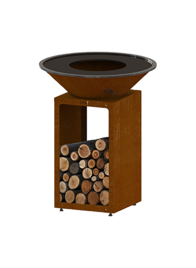 3D - Brasero BBO 78 cognac