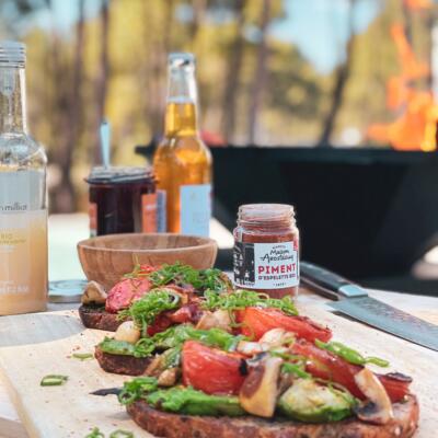 Tostata di avocado su Braciere