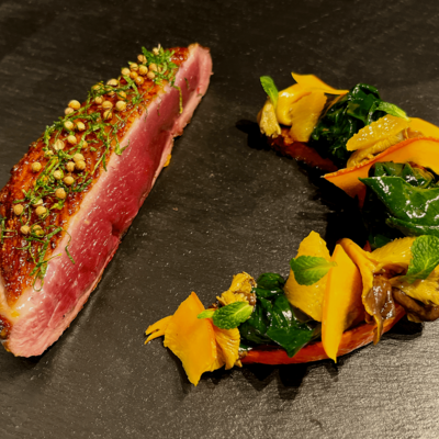 Petto d'anatra all'arancia