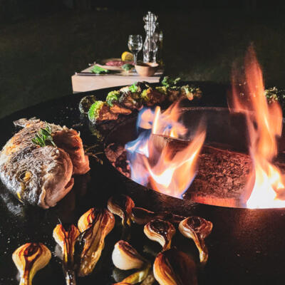 Orata alla Griglia, Broccoli sul Braciere