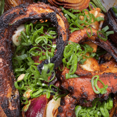 Polpo marinato al paprika