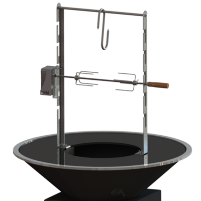 rôtissoire-moteur-brasero