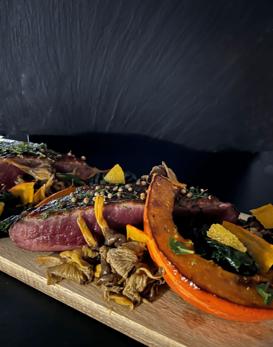 Petto d'anatra all'arancia