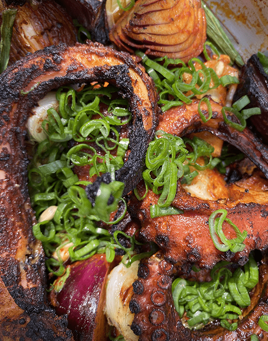 Polpo marinato al paprika