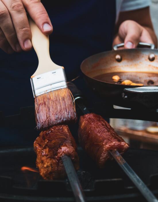 Fettina di maiale al soia