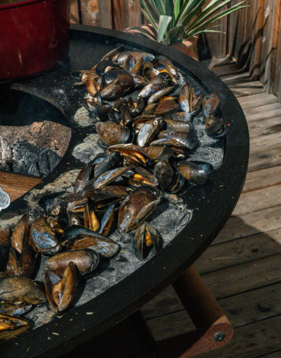 Pâtes aux moules & chorizo
