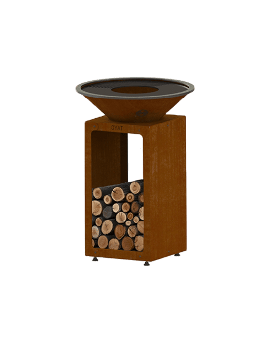 3D - Brasero BBO 58 cognac