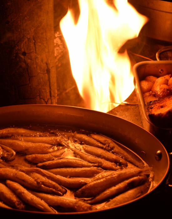 Acciughe Fritte sulla Griglia